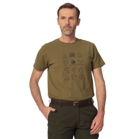 T-shirt myśliwski FNT ROVER OLIVE TAGART