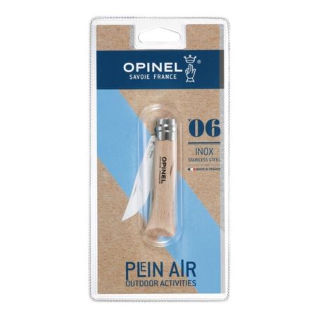 NÓŻ Inox Natural blister 06 OPINEL 000404