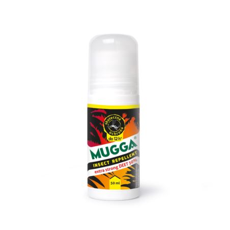 MUGGA NA KOMARY I KLESZCZE ROLL-ON DEET 50% 50 ML